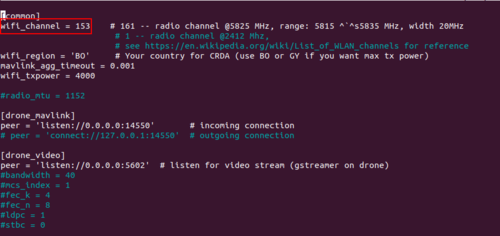 Change Wifi channel